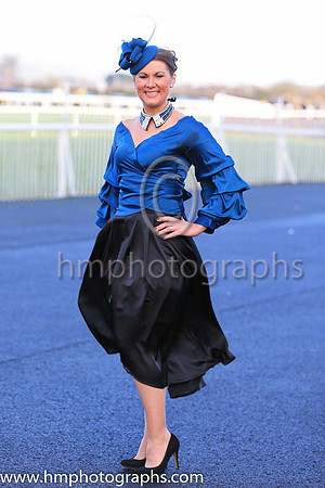Deirdragh Murphy (clothes sponsored by Chic Fashions of Newry) at Down Royal on Boxing Day