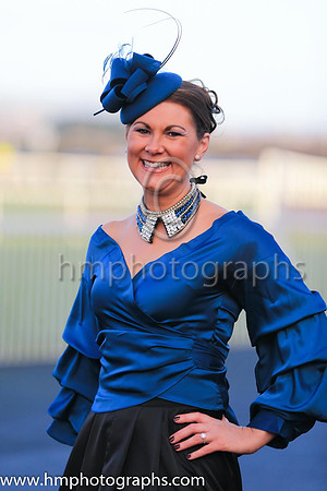 Deirdragh Murphy (clothes sponsored by Chic Fashions of Newry) at Down Royal on Boxing Day