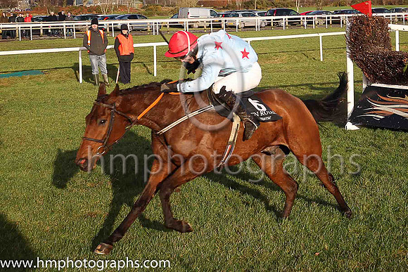 01st Last Goodbye and J J Slevin ( 6 , light blue, red stars ) Trainer - Miss E Doyle , Owner - Last Goodbye Syndicate