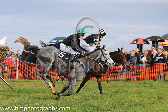 03rd CAGLIOSTRO (FR) and B O'Neill ( 5 , BLACK; green cap ) Trainer: Colin Bowe,, Owner : Milestone Racing Partnership