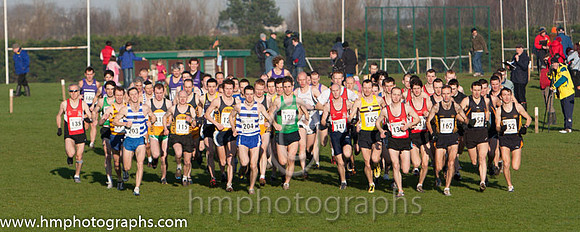 The Start of the 2007 Northern Ireland Men's Cross Country Championship at University of Ulster , Coleraine