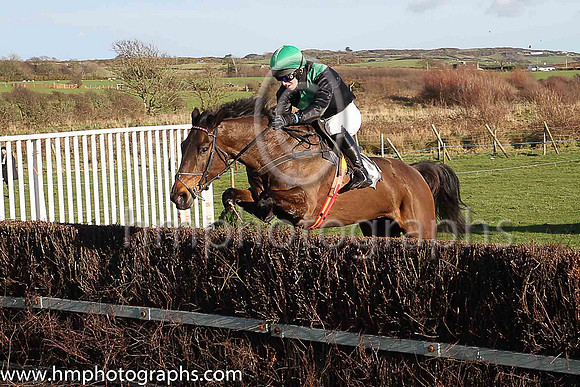 1st LOVEHERANDLEAVEHER and N McParlan ( 8 , BLACK,green sash; black sleeves; green cap ) Trainer: Caroline McCaldin,, Owner : D. Lennon