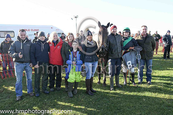 1st LOVEHERANDLEAVEHER and N McParlan ( 8 , BLACK,green sash; black sleeves; green cap ) Trainer: Caroline McCaldin,, Owner : D. Lennon