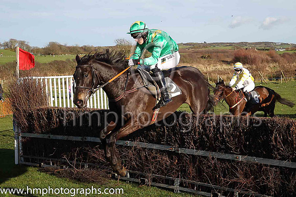 2nd AYLEOOLA and B O'Neill ( 2 , EMERALD GREEN,yellow epaulettes; emerald green sleeves; emerald green cap,yellow star ) Trainer: P.G. Coffey,, Owner : P.G. Coffey