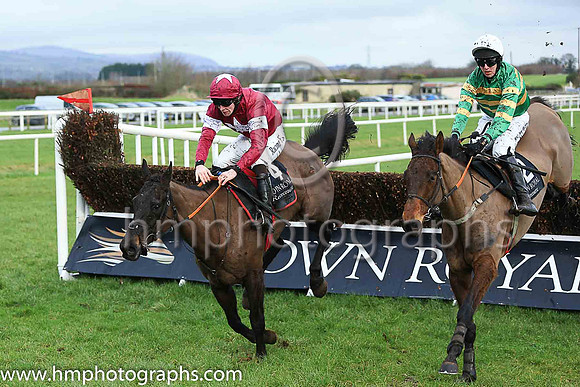 01st A Great View and M P Walsh ( 2 , emerald green and orange hooped ) Trainer - D Cullen , Owner - John P McManus
