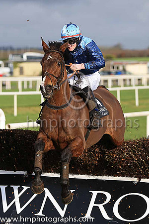 02nd James and R A Doyle ( 4 , dark blue, light blue epaulettes ) Trainer - I R Ferguson , Owner - Mrs R J Love