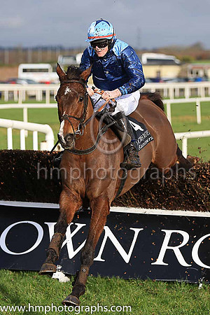 02nd James and R A Doyle ( 4 , dark blue, light blue epaulettes ) Trainer - I R Ferguson , Owner - Mrs R J Love