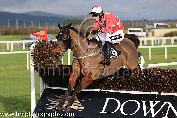 03rd Merrion Row and D E Mullins ( 8 , red, light blue stars ) Trainer - P J Rothwell , Owner - Oliver Barden