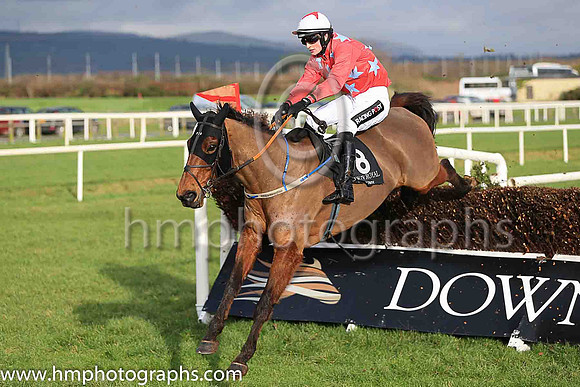 03rd Merrion Row and D E Mullins ( 8 , red, light blue stars ) Trainer - P J Rothwell , Owner - Oliver Barden