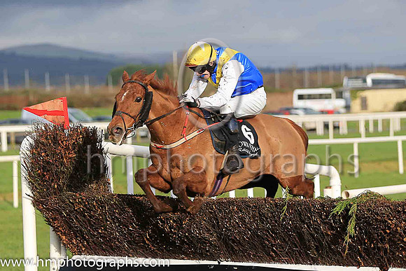 06th Cinder Rua and L A McKenna ( 6 , royal blue, yellow chevron ) Trainer - Nicole McKenna , Owner - J E B Jobson