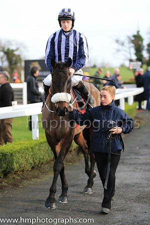 05th Steamboat Bill and David Mullins ( 2 , dark blue and mauve stripes ) Trainer - G Elliott , Owner - Thomas Brian McKnight