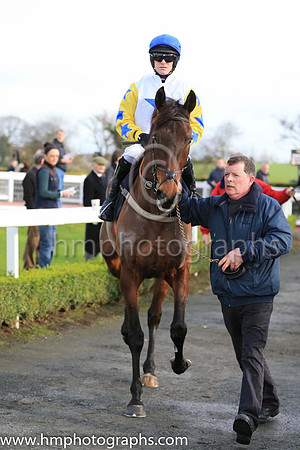 06th Capture The Drama and A Ring ( 4 , white, dark blue star ) Trainer - Aengus King , Owner - Aengus King