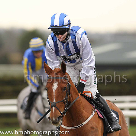05th Comber Mill and P Townend ( 4 , royal blue and white stripes ) Trainer - C A McBratney , Owner - Mrs Rose Boyd  Mrs Marie J Armstrong  James Boyce Anderson
