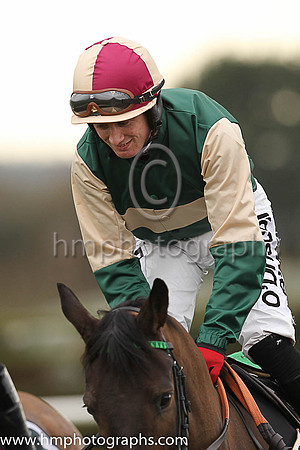 12th Hatters Hero and M A Enright ( 5 , dark green , beige hoop ) Trainer - E P Harty , Owner - Hatters Partnership