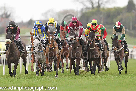 02nd Well Joey and S W Flanagan ( 3 , white, yellow epaulettes ) Trainer - Mrs P Dobbs , Owner - Ten For The Craic Syndicate
