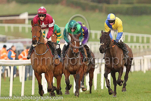 01st Charlie Stout and P E Corbett ( 3 , royal blue and yellow halved ) Trainer - Shane Nolan , Owner - Barry Potts