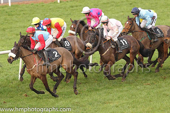 09th Dontbackme and J J Slevin ( 2 , light blue, red diamond ) Trainer - P G Fahey , Owner - Loose Chippings Syndicate