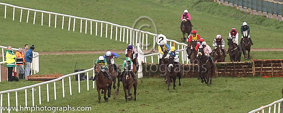 01st Camlann and Rachael Blackmore ( 4 , emerald green and mauve hlvd ) Trainer - J J Hanlon , Owner - Mrs A F Mee
