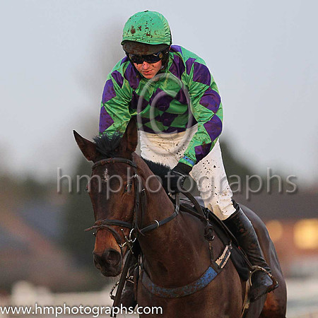 07th Our Valentina and Mr N McParlan ( 10 , emerald green and purple diamonds ) Trainer - S R B Crawford , Owner - Horsplay Syndicate