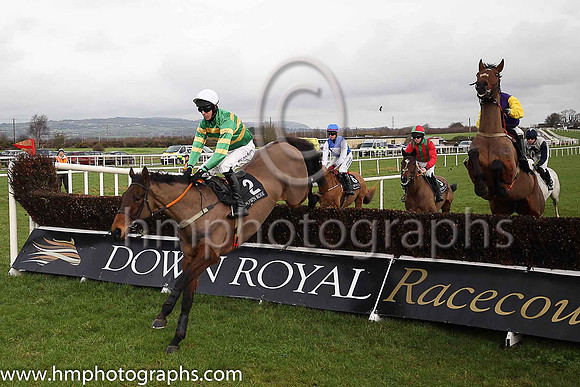 01st A Great View and M P Walsh ( 2 , emerald green and orange hooped ) Trainer - D Cullen , Owner - John P McManus