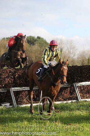 02 Gem And I and J P McKeown - - 02nd (5 ,red  white  yelow stripes ) Trainer - Michael Rice