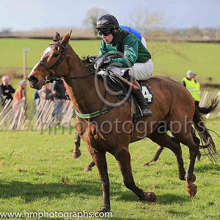 SIR DRUMMOND and S Kavanagh ( 4 , DARK GREEN,black sash; dark green sleeves; black cap ) Trainer: Brian W. Dougan,, Owner : Richard S. Gibson