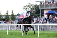 01st Cottersrock ( 2 , white, light blue chevron ) and N. McParlan (5) - Trainer : J.G.Cosgrave - Owner : J.G.Cosgrave