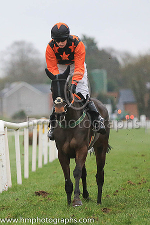 16th Derecho Storm and Ms K Ferris ( 13 , black, orange stars ) Trainer - Eoin Barry , Owner - Brian Ferris
