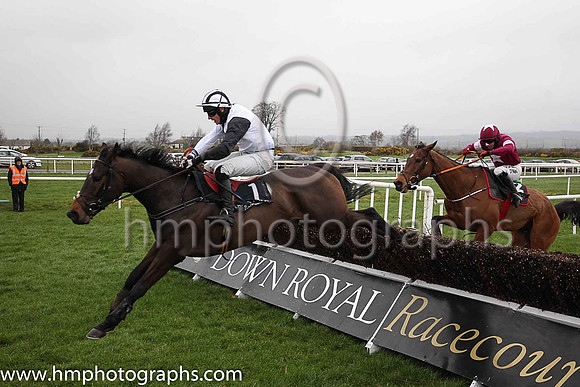 01st Bright Tomorrow and M J Bolger ( 1 , black and white hlvd ) Trainer - Mrs J Harrington , Owner - Michael Buckley