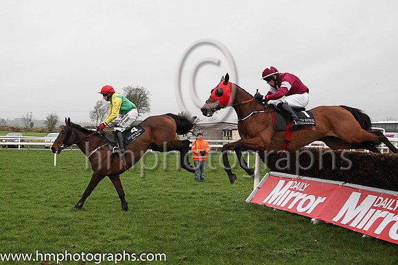 01st Roi Des Francs and C Brassil ( 1 , maroon, white star, white armlets.maroon cap, white star ) Trainer - G Elliott , Owner - Gigginstown House Stud
