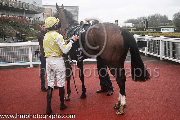 01st Dazzling Sarah and Mr D J Benson ( 3 , white and yellow diamonds ) Trainer - P A Fahy , Owner - James Coen