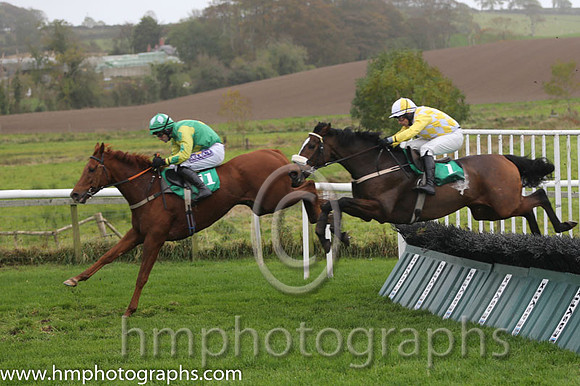 06 Trainspotting and B T O'Connell - - 06th (11 ,Green, yellow cross ) Trainer - Michael G Cleary  09 MississippiLanding and A P Crowe - PU - 09th (1 ,Yellow and white check ) Trainer - T Collins