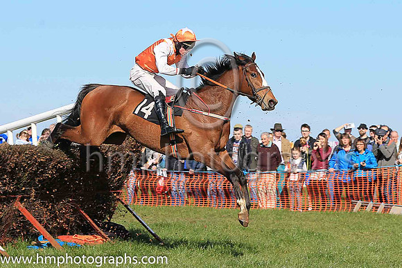 03rd JOHNNY YUMA and J P O'Rourke ( 14 , ORANGE,white epaulettes; white sleeves; orange cap,white star ) Trainer: Denis Paul Murphy,, Owner : Maria Byrne