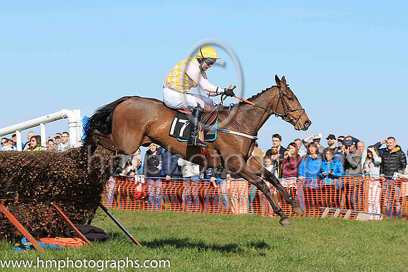 04th HOME PLACE and M J O'Hare ( 17 , PINK  YELLOW CHECK; pink sleeves; yellow cap ) Trainer: Warren Ewing,, Owner : Warren Ewing