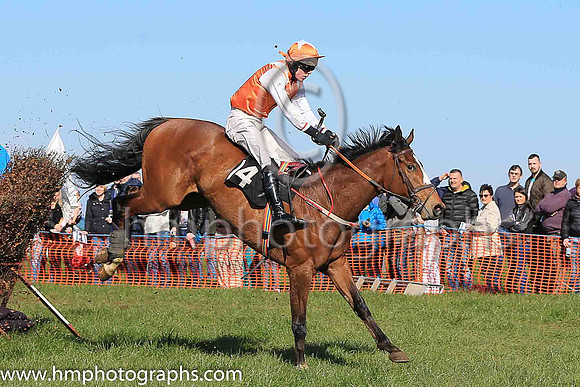 03rd JOHNNY YUMA and J P O'Rourke ( 14 , ORANGE,white epaulettes; white sleeves; orange cap,white star ) Trainer: Denis Paul Murphy,, Owner : Maria Byrne