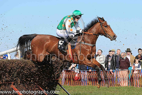 01st SOME MAN and R James ( 9 , EMERALD GREEN,orange spots; white sleeves,orange spots; emerald green cap ) Trainer: Donnchadh Doyle,, Owner : Syndicate Monbeg