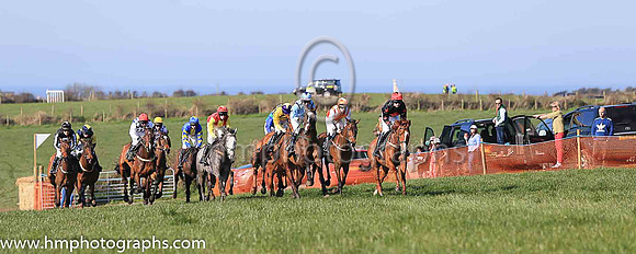 SHUMAKER and M J O'Hare ( 19 , BLACK,red diamond; black sleeves,red stars; red cap,black star ) Trainer: Karen McNeilly,, Owner : Karen McNeilly