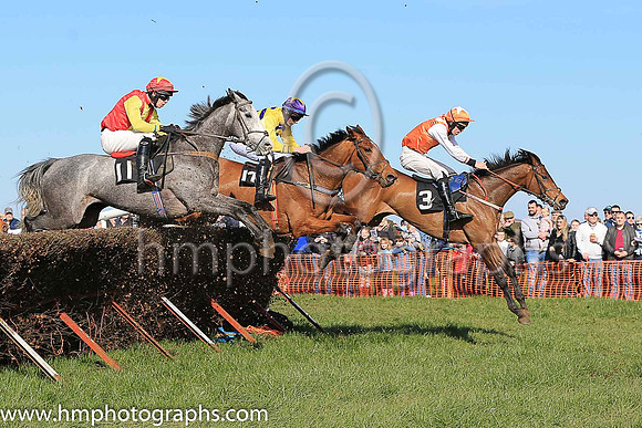 CALISSON D'ALENE (FR) and J P O'Rourke ( 3 , ORANGE,white epaulettes; white sleeves; orange cap,white star ) Trainer: Denis Paul Murphy , Owner : Maria Byrne