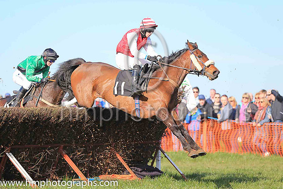 SAWEL and P McGuigan ( 11 , RED; white sleeves; red  white hooped cap ) Trainer: Kieran O'Brien,, Owner : Noel McGuigan