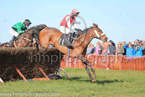 SAWEL and P McGuigan ( 11 , RED; white sleeves; red  white hooped cap ) Trainer: Kieran O'Brien,, Owner : Noel McGuigan