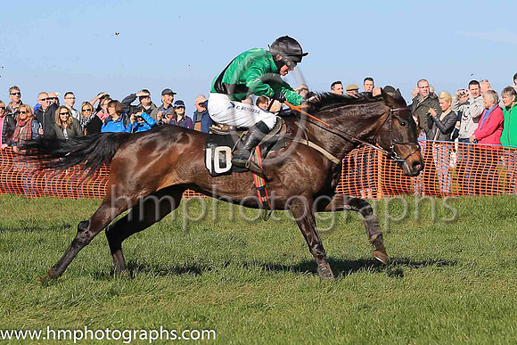 03rd LOVEFROMABOVE and N McParlan ( 10 , GREEN,black sash; green sleeves; black cap ) Trainer: Lyle Andrew , Owner : Michael D.A. Graham