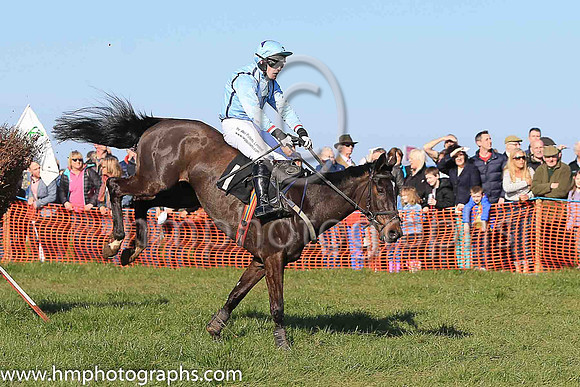 04th CRAWFORDS MILL and R James ( 1 , LIGHT BLUE,navy seams; light blue sleeves; light blue cap,purple star ) Trainer: S.R.B. Crawford , Owner : S.R.B. Crawford