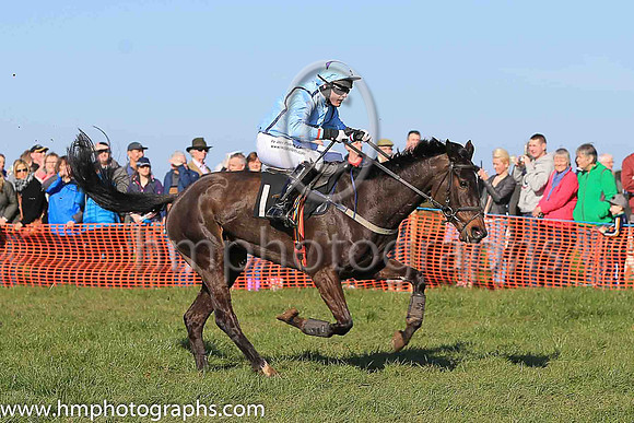 04th CRAWFORDS MILL and R James ( 1 , LIGHT BLUE,navy seams; light blue sleeves; light blue cap,purple star ) Trainer: S.R.B. Crawford , Owner : S.R.B. Crawford