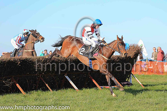01st FELIX YONGER and N McParlan ( 2 , WHITE  RED QTD; white  black hooped sleeves; royal blue cap ) Trainer: C.A. McBratney , Owner : Samuel Downey James Marley