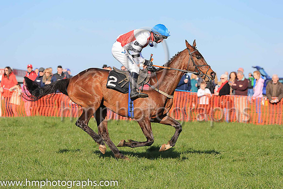 01st FELIX YONGER and N McParlan ( 2 , WHITE  RED QTD; white  black hooped sleeves; royal blue cap ) Trainer: C.A. McBratney , Owner : Samuel Downey James Marley