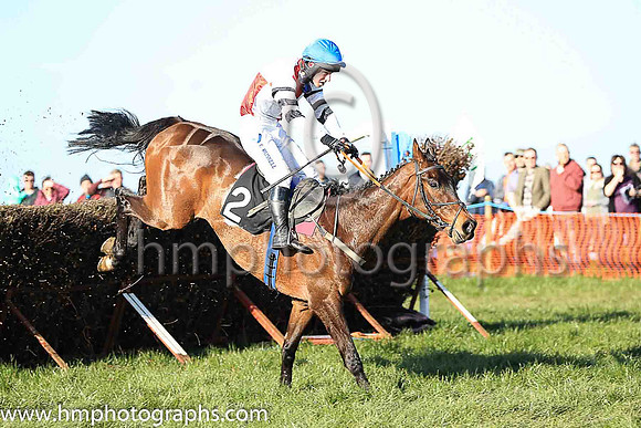 01st FELIX YONGER and N McParlan ( 2 , WHITE  RED QTD; white  black hooped sleeves; royal blue cap ) Trainer: C.A. McBratney , Owner : Samuel Downey James Marley
