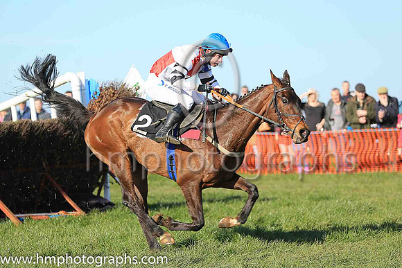 01st FELIX YONGER and N McParlan ( 2 , WHITE  RED QTD; white  black hooped sleeves; royal blue cap ) Trainer: C.A. McBratney , Owner : Samuel Downey James Marley