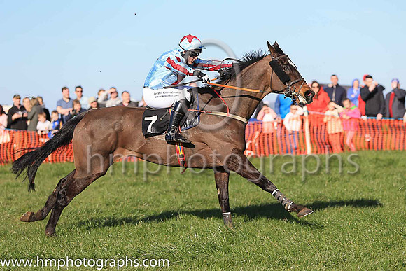 02nd RED DEVIL BOYS and R James ( 7 , LIGHT BLUE,maroon star; light blue  maroon striped sleeves; light blue cap,maroon star ) Trainer: D.M. Christie , Owner : S.J. Hegarty