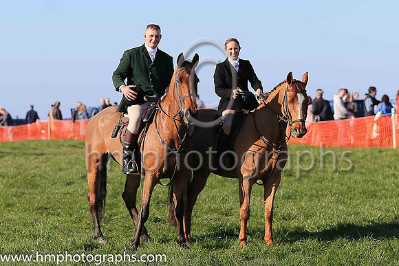 Andrew Miskimmon and Jan Barr, Mount Stewards at the Route P2P at Portrush