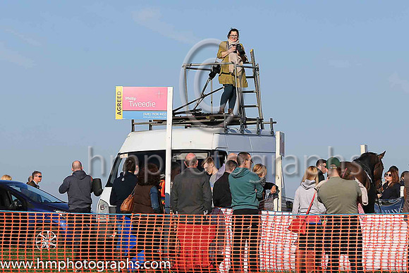 Tina Mullan, Coleraine Chronicle Photographer in search of a photograph at the Route Point to Point at Portrush